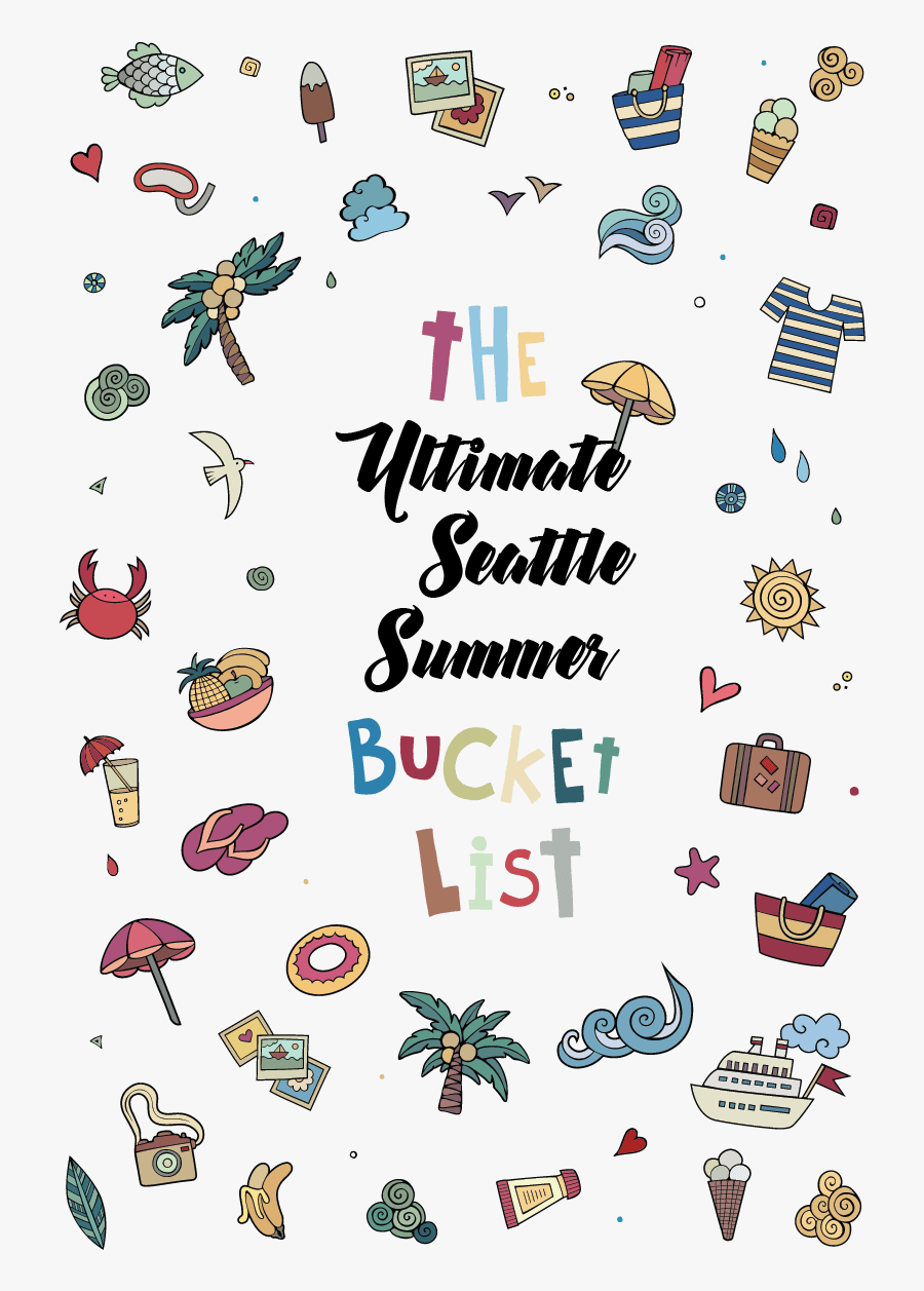 Ultimate Seattle Summer Bucket List, Transparent Clipart