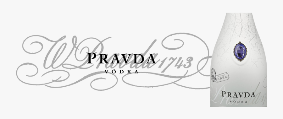 Pravda Vodka, Transparent Clipart