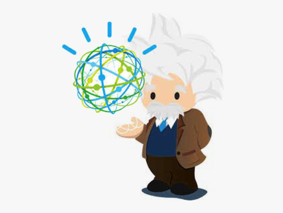 Einstein Meets Watson - Ibm Watson Analytics Logo, Transparent Clipart