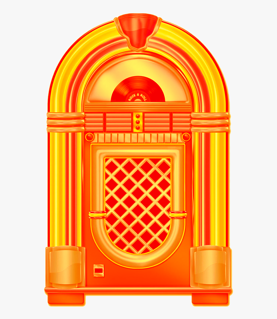 50s Jukebox, Transparent Clipart