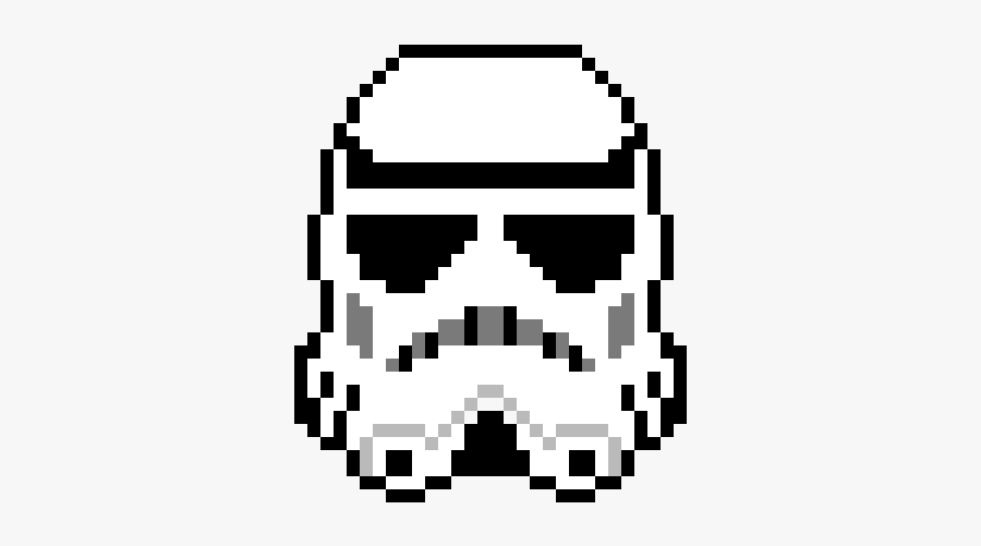 Pixel Art Star Wars Stormtooper, Transparent Clipart