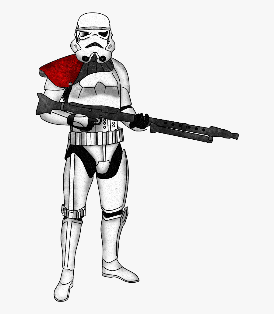 Double Drawing Stormtrooper - Stormtrooper Corporal, Transparent Clipart