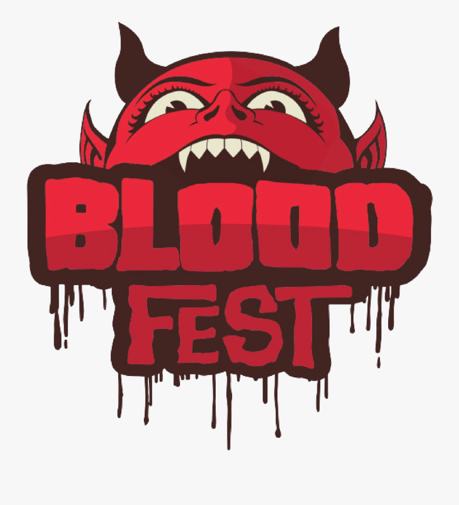 Blood Fest Logo, Transparent Clipart