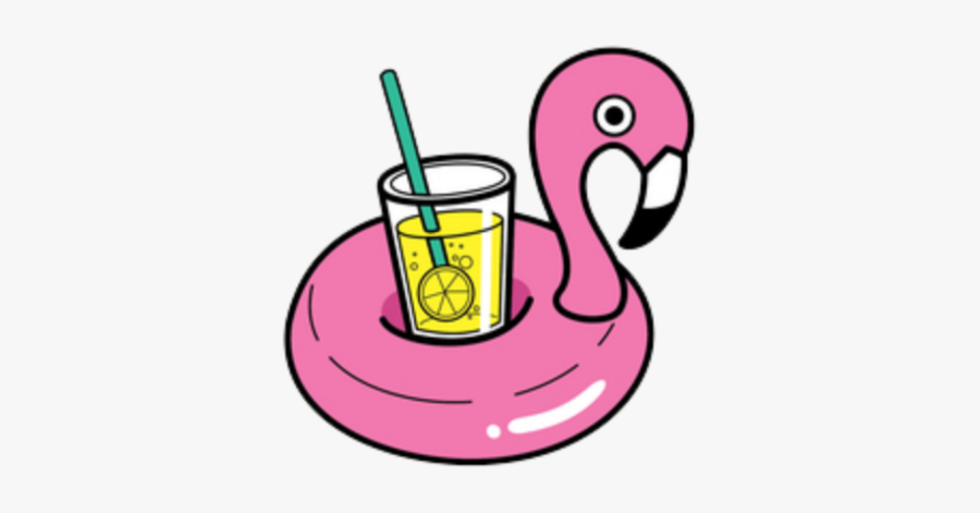 #flamingo #lemonade #summer #pooltoy #poolfloat #californiagirl, Transparent Clipart