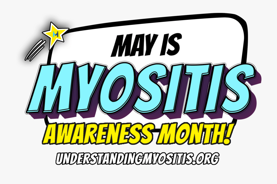 May Is Myositis Awareness Month, Transparent Clipart