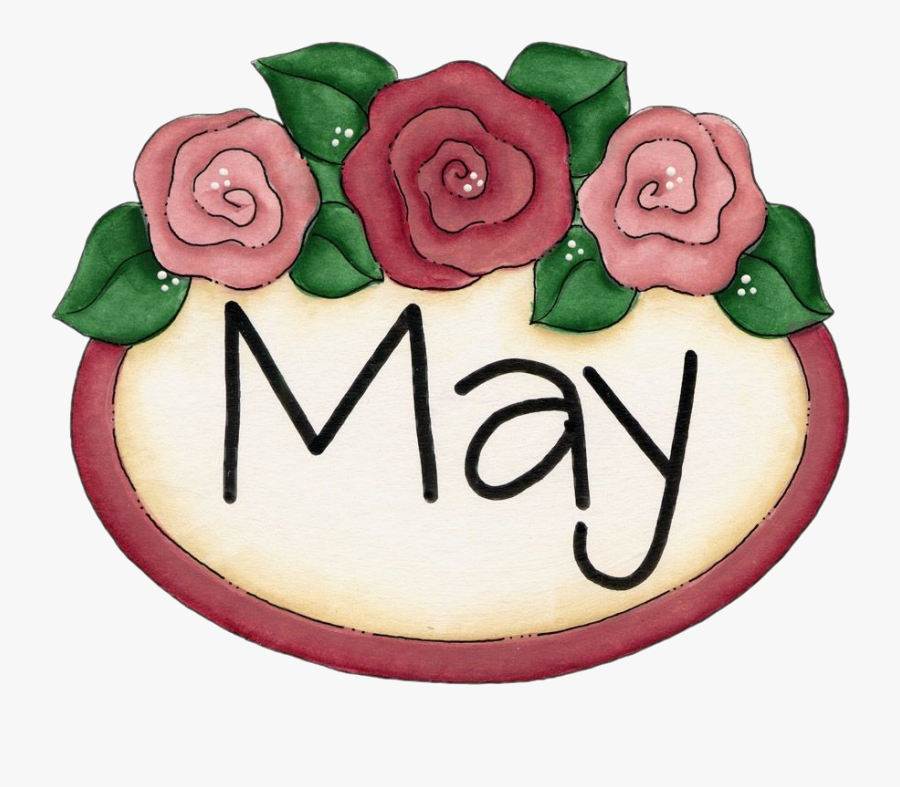 May Month Headings Clip Art