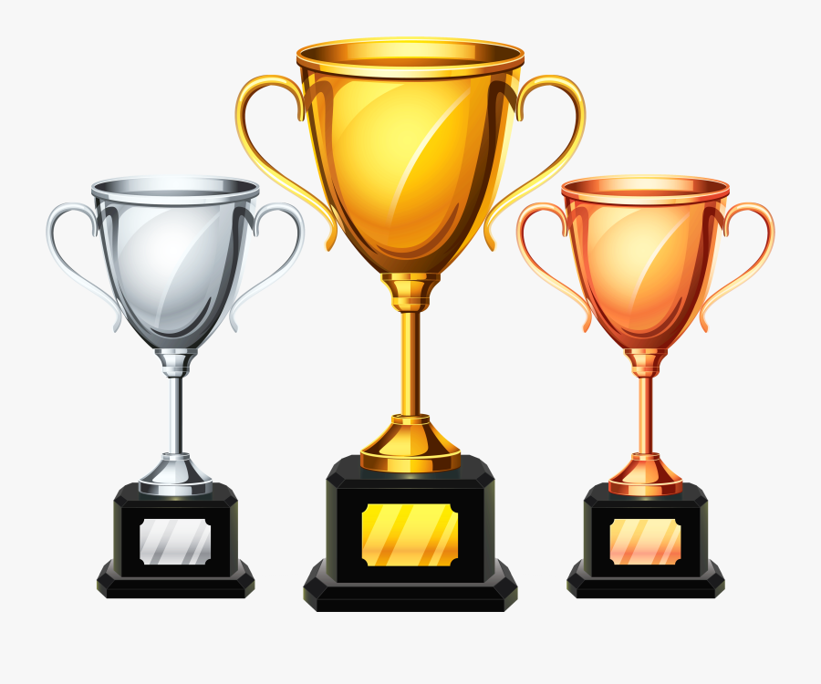 Trophy Golden Award Cup Free Hq Image Clipart - Trophies Png, Transparent Clipart