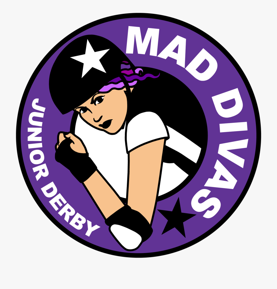 Mad Divas Junior Derby - Mad Divas Junior Roller Derby, Transparent Clipart