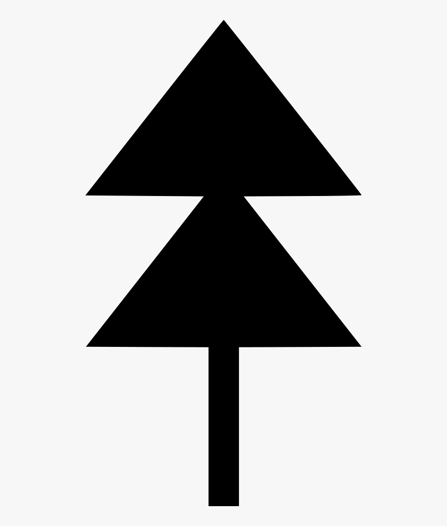 Pine Tree North Ing Outdoor - Triangle, Transparent Clipart