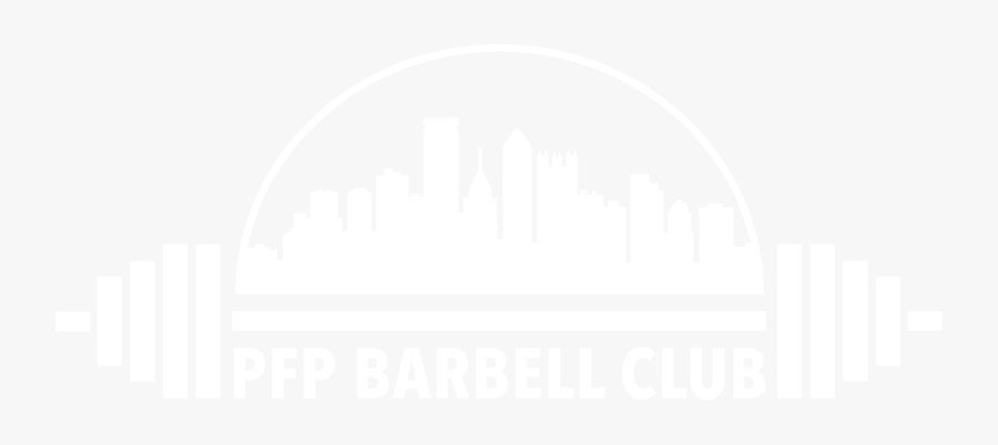 Pfp Barbell Club New Logo White-300 Dpi - Trust The Process Weightlifting, Transparent Clipart