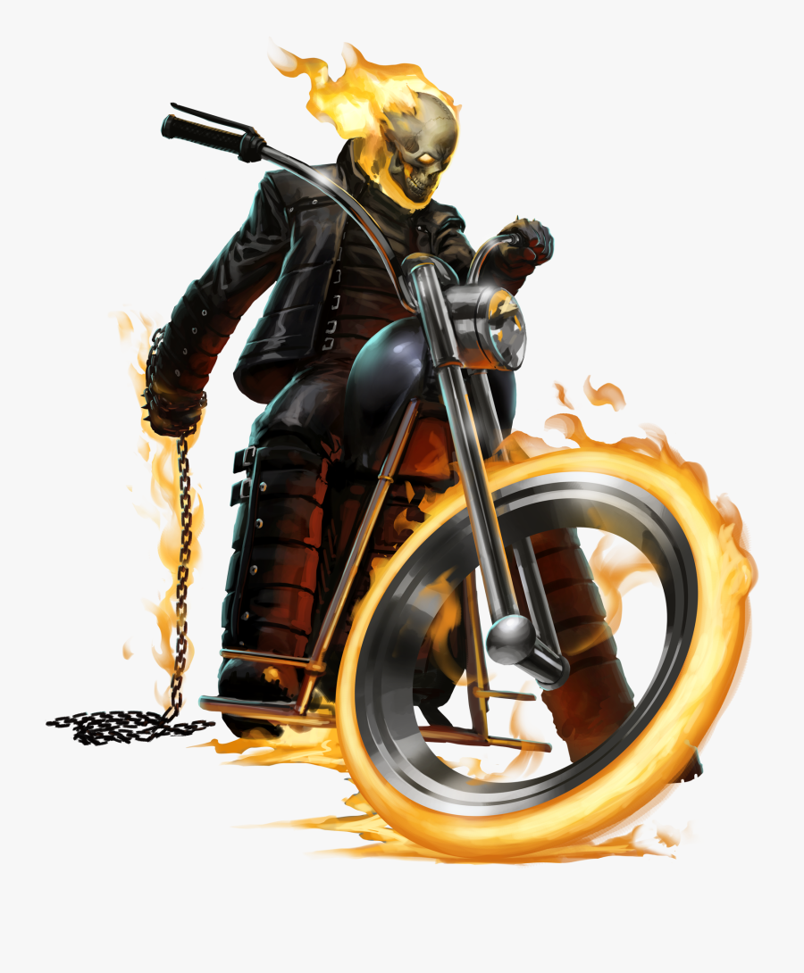 Vector Free Download Ghost Rider Clip Art Fun For Christmas - Ghost Rider Cartoon Johnny Blaze, Transparent Clipart