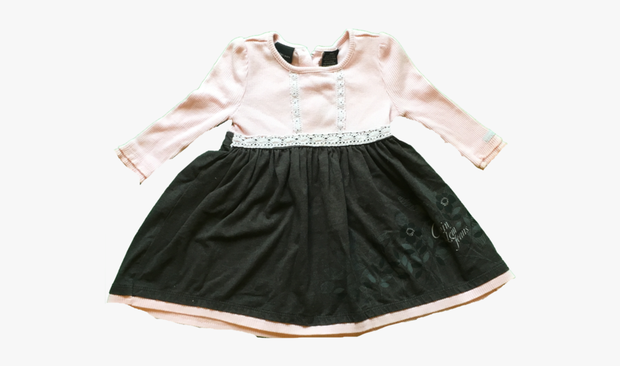 Clip Art Size Months Girls Dresses - Girl, Transparent Clipart