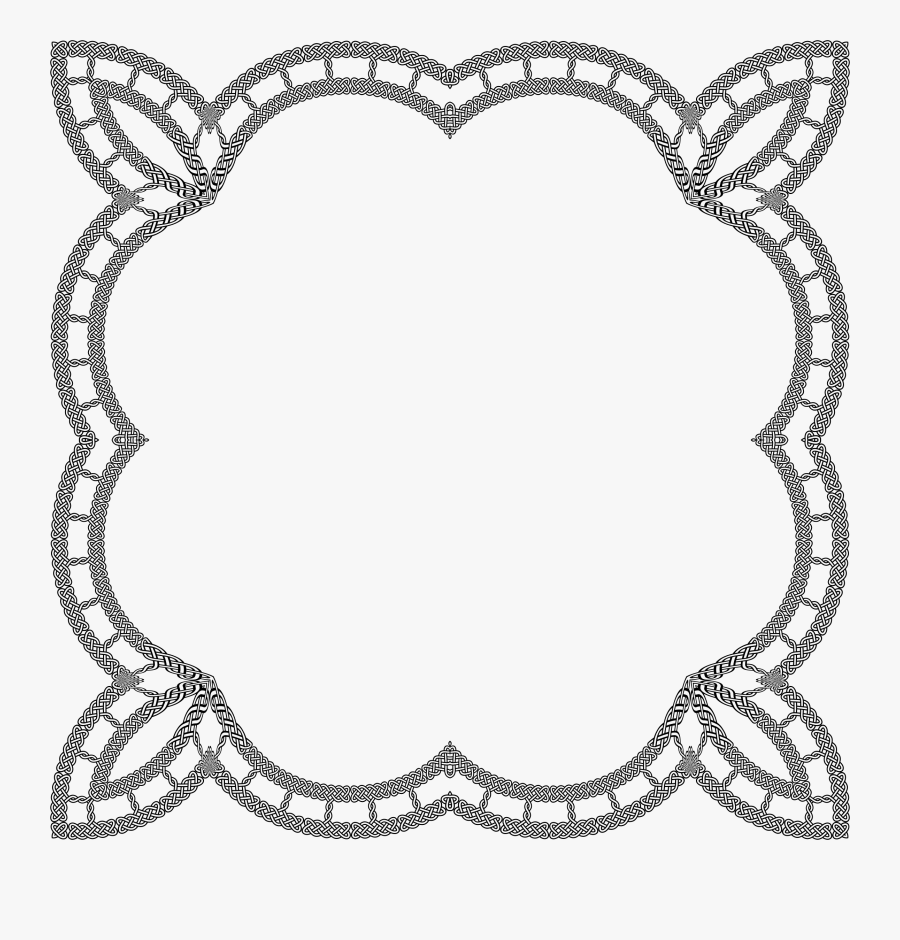 Celtic Knot Frame 6 Clip Arts, Transparent Clipart
