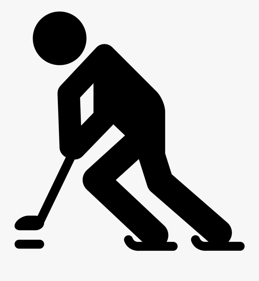 Ice Hockey Player - Hockey Player Icon Png, Transparent Clipart