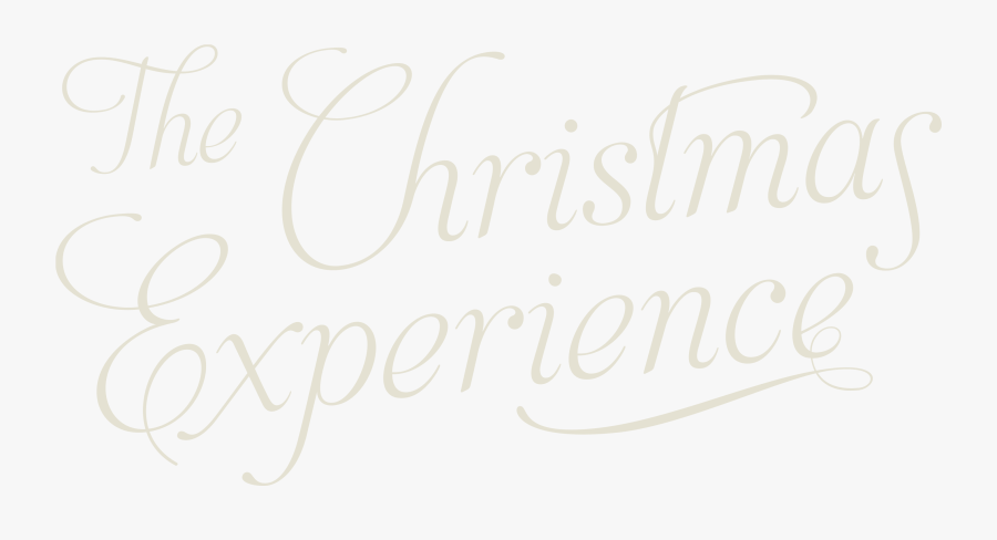 The Christmas Experience - Calligraphy, Transparent Clipart