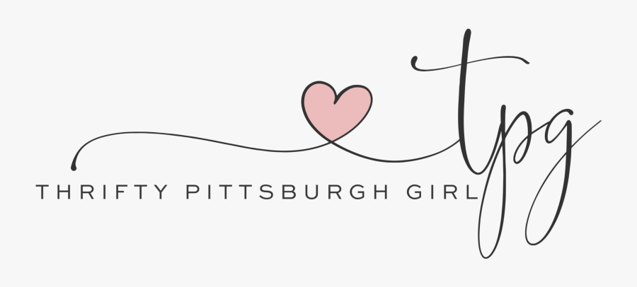 Thrifty Pittsburgh Girl - Heart, Transparent Clipart