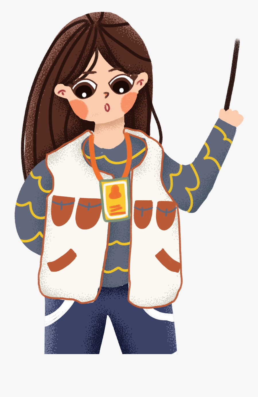 Transparent Teacher Cartoon Png - Portable Network Graphics, Transparent Clipart