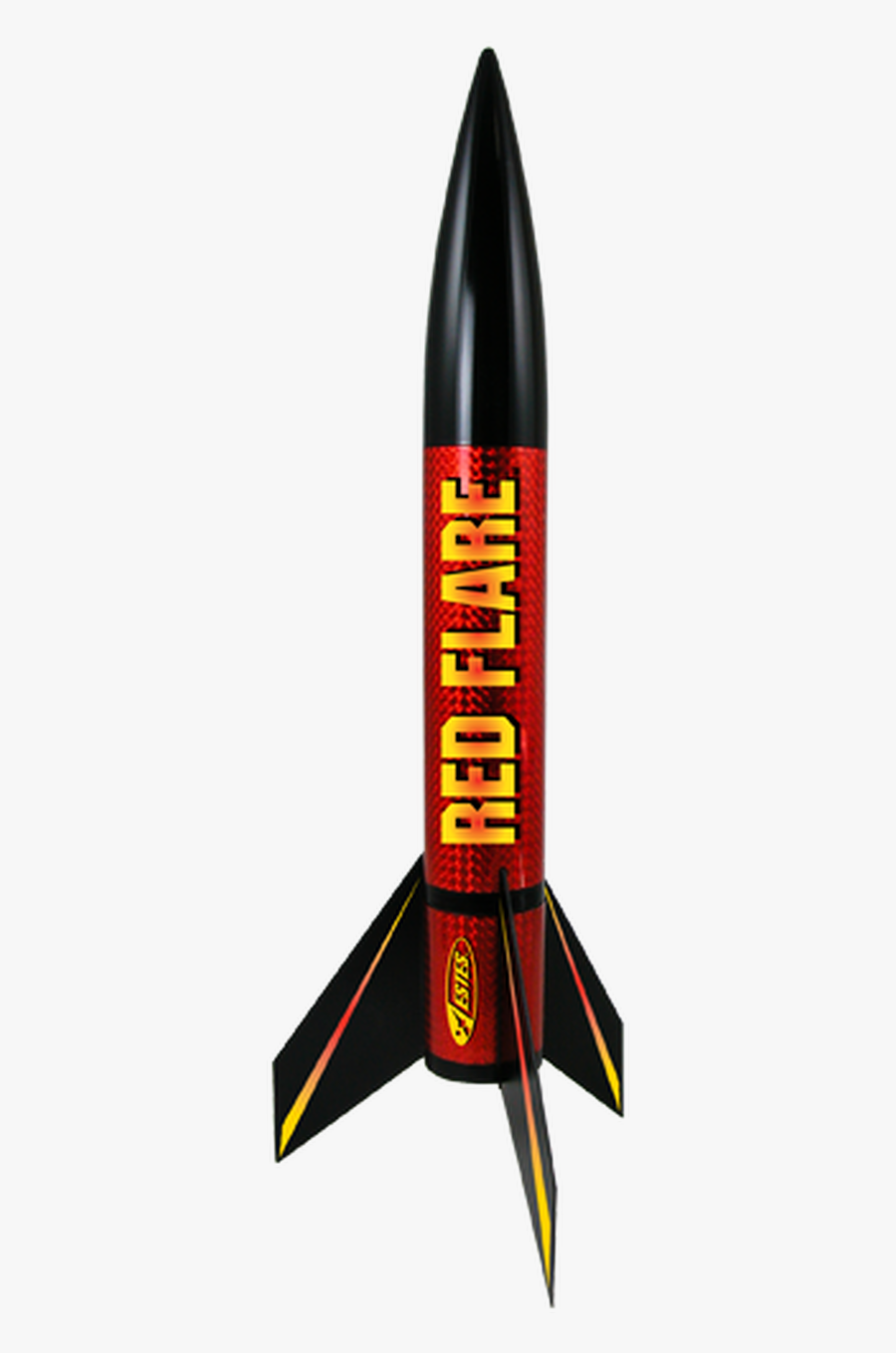 Red Flare Model Rocket - Model Rocket, Transparent Clipart