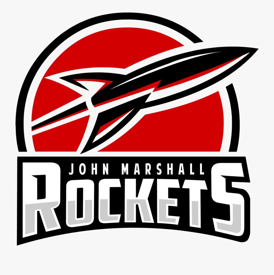 John Marshall Rockets Logo, Transparent Clipart