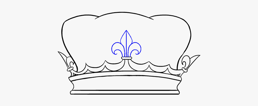 How To Draw A - Small Drawings Crowns, Transparent Clipart