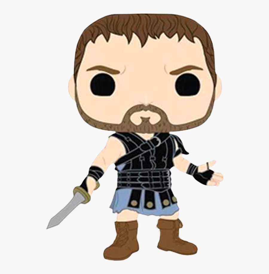 Funko Pop Gladiator Maximus, Transparent Clipart