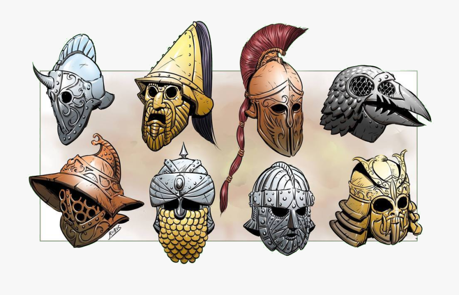 Gladiator Dnd Helmet, Transparent Clipart