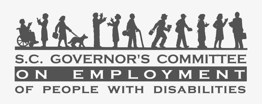 Sc Governor’s Committee On Employment Of People With - Silhouette, Transparent Clipart