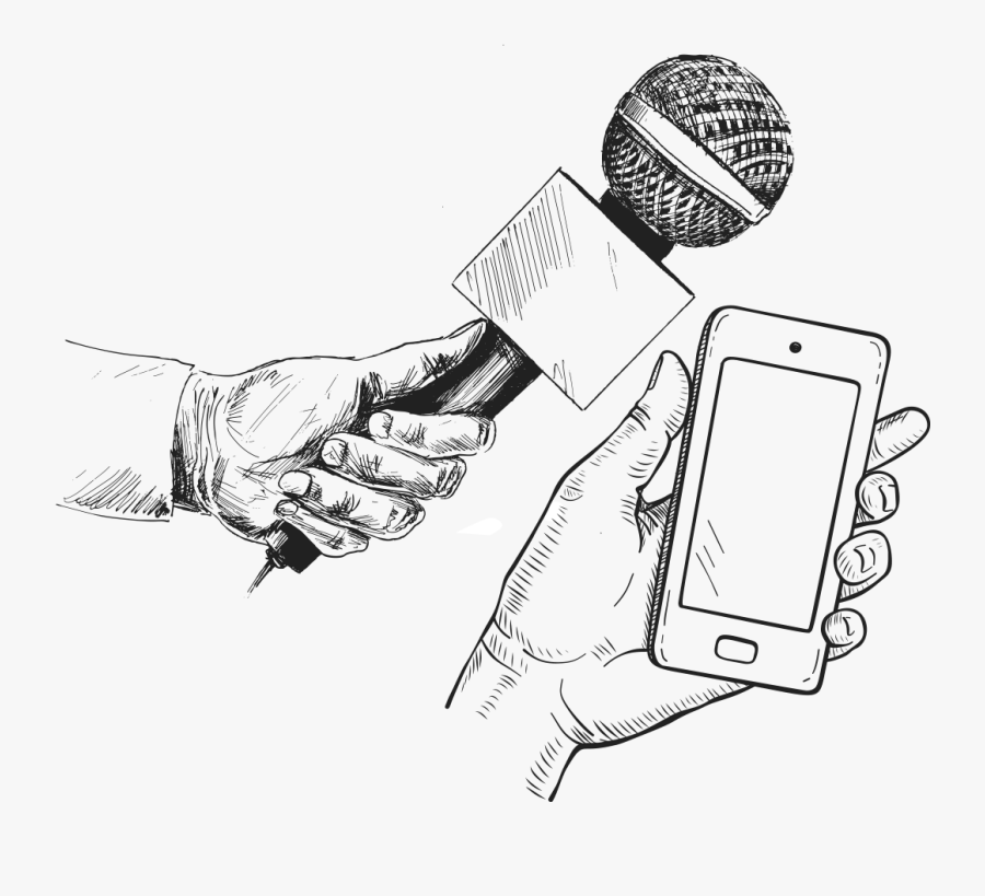 Journalism Draw, Transparent Clipart