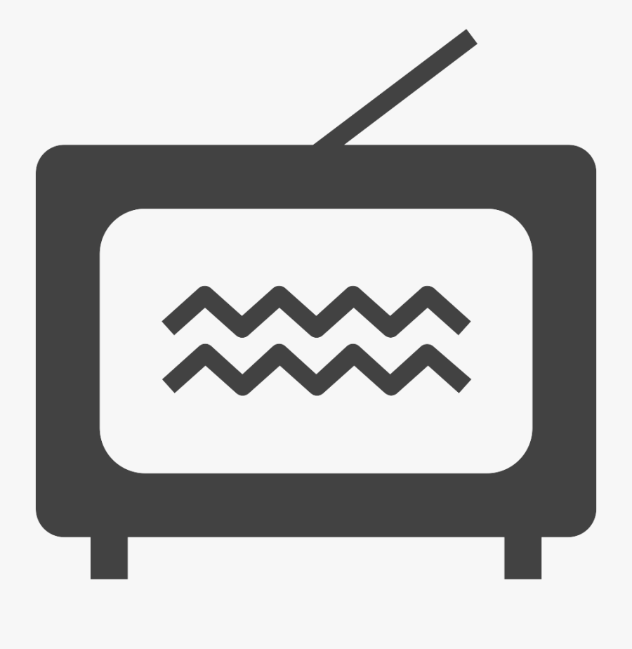 Tv Icon - Sign, Transparent Clipart