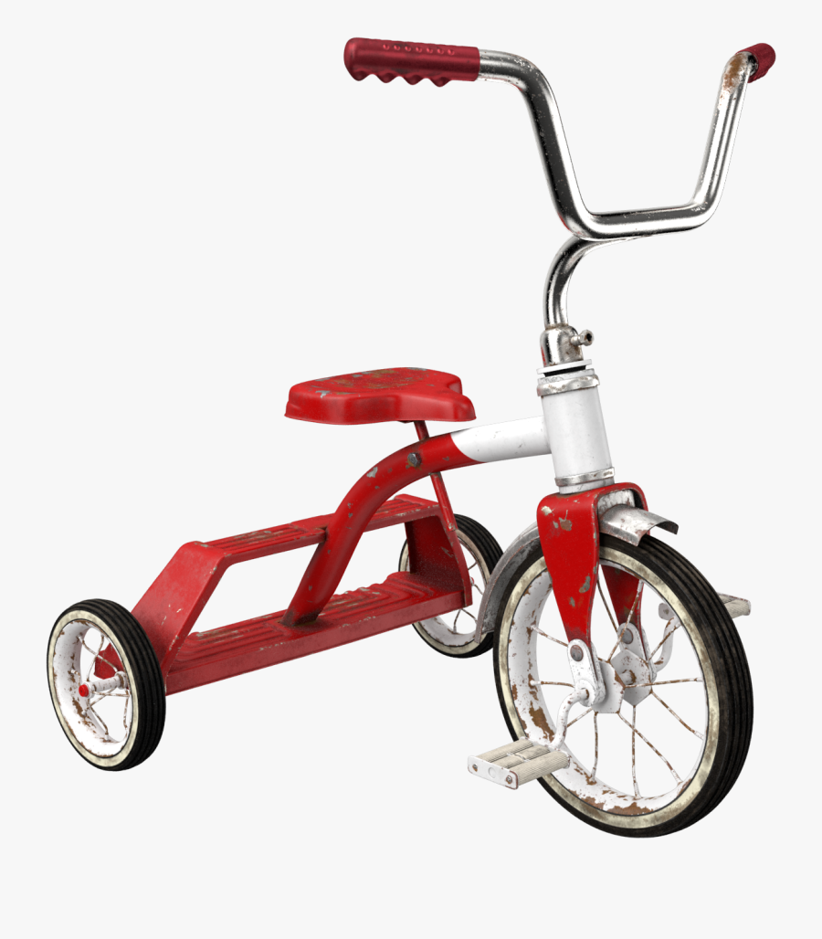 Dirty Vintage Tricycle Png Image - Tricycle Png, Transparent Clipart