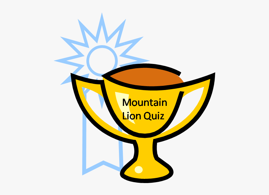Mountain Lion Quiz - Kalte Farben, Transparent Clipart