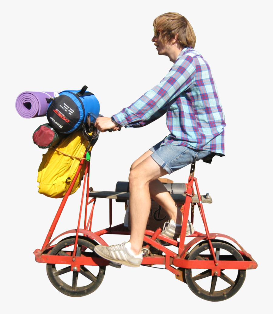 Transparent Indoor Cycling Clipart - Tricycle, Transparent Clipart