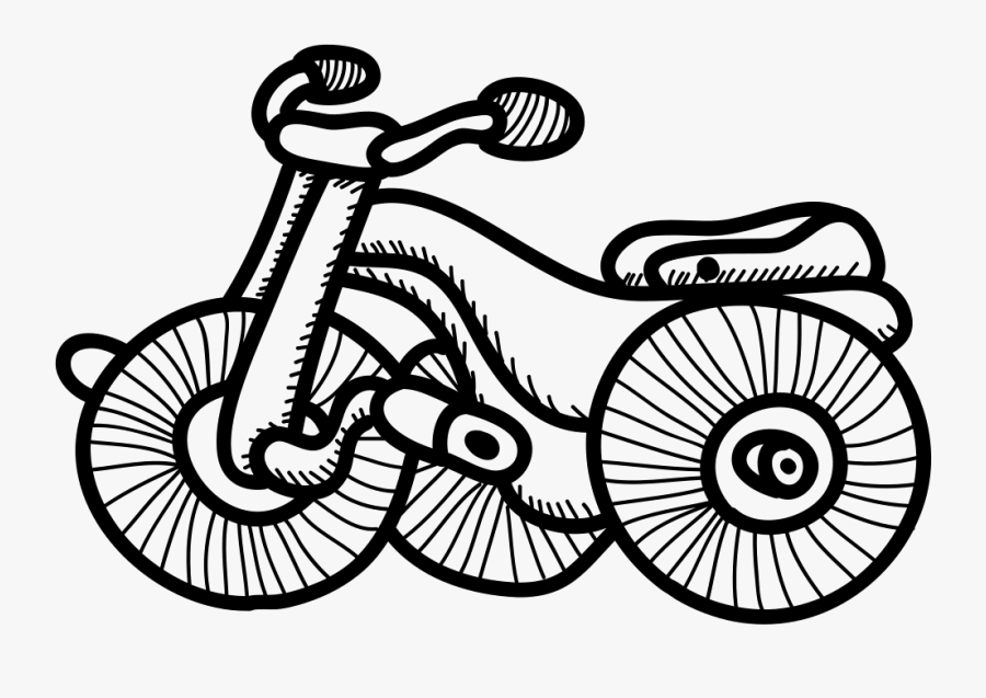 Tricycle - Bicycles Through The Ages, Transparent Clipart