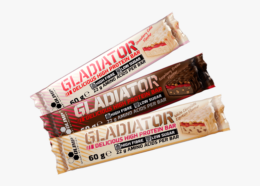 Gladiator High Protein Bar - Olimp, Transparent Clipart