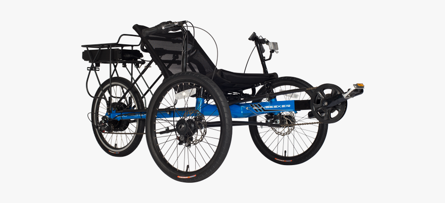 Tadpole Recumbent Trike, Transparent Clipart
