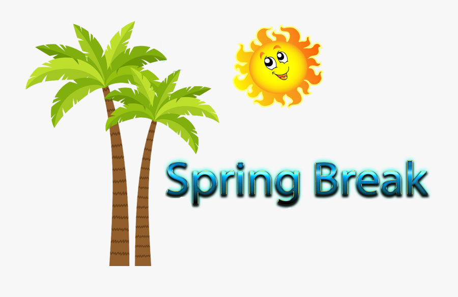 Spring Break Png Free Images - Cartoon Coconut Tree Clipart, Transparent Clipart