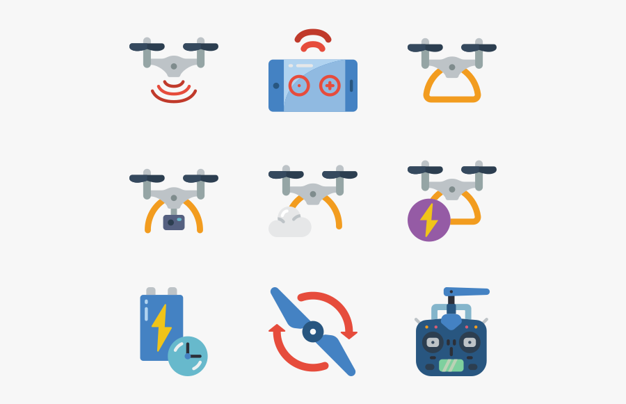 Drone Technology, Transparent Clipart