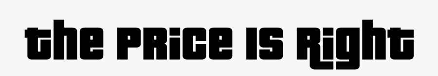 Clip Art The Price Is Download - Price Is Right Logo Black And White, Transparent Clipart