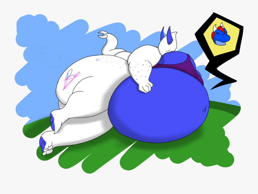 ] Belly Resting - Cartoon, Transparent Clipart