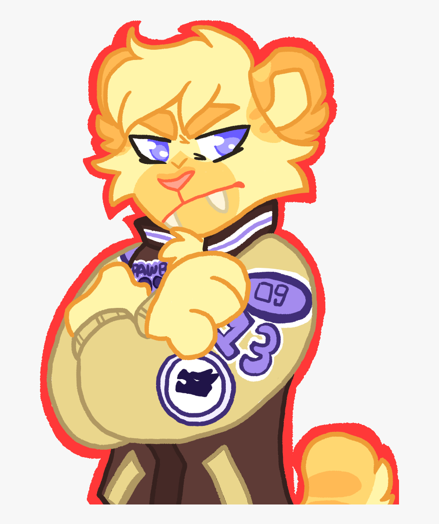 Resting Saber Face - Cartoon, Transparent Clipart