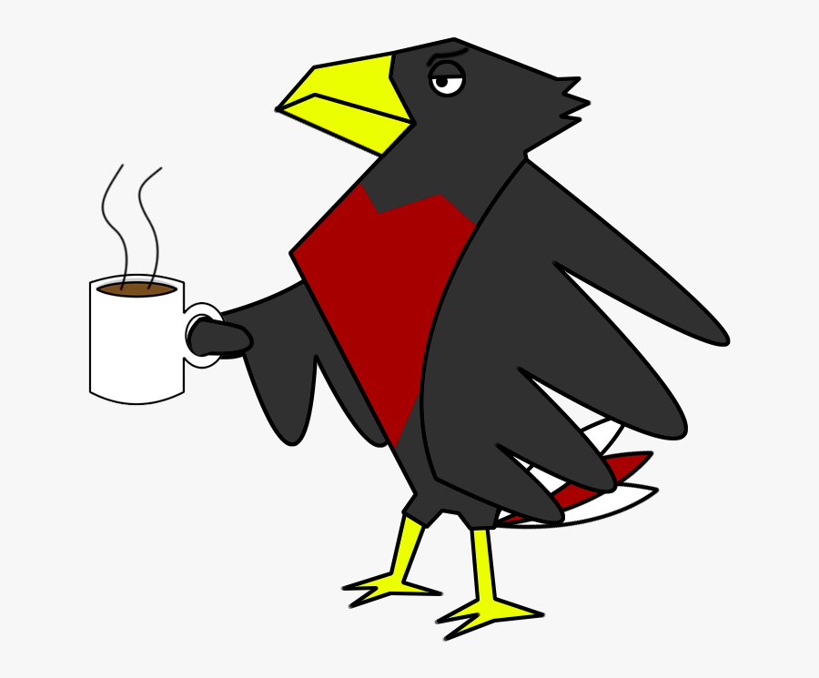 Fish Crow, Transparent Clipart