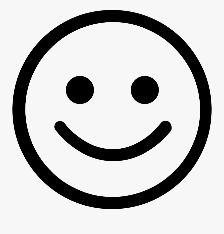 Smiling Face Comments - Smiley, Transparent Clipart