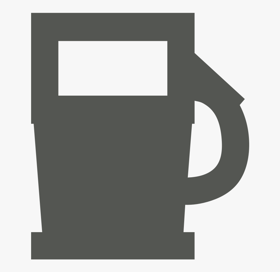 Gas Pump Icon - Grey Petrol Pump Icon, Transparent Clipart