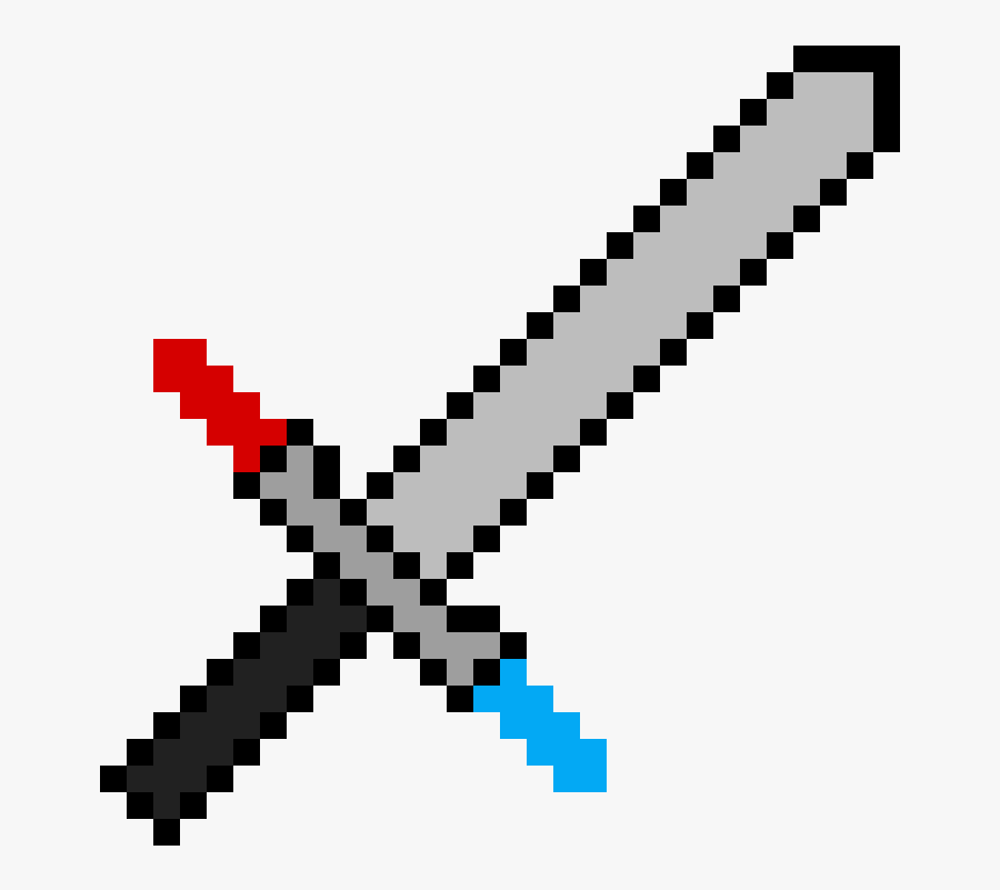 Pixel Art Broken Sword, Transparent Clipart
