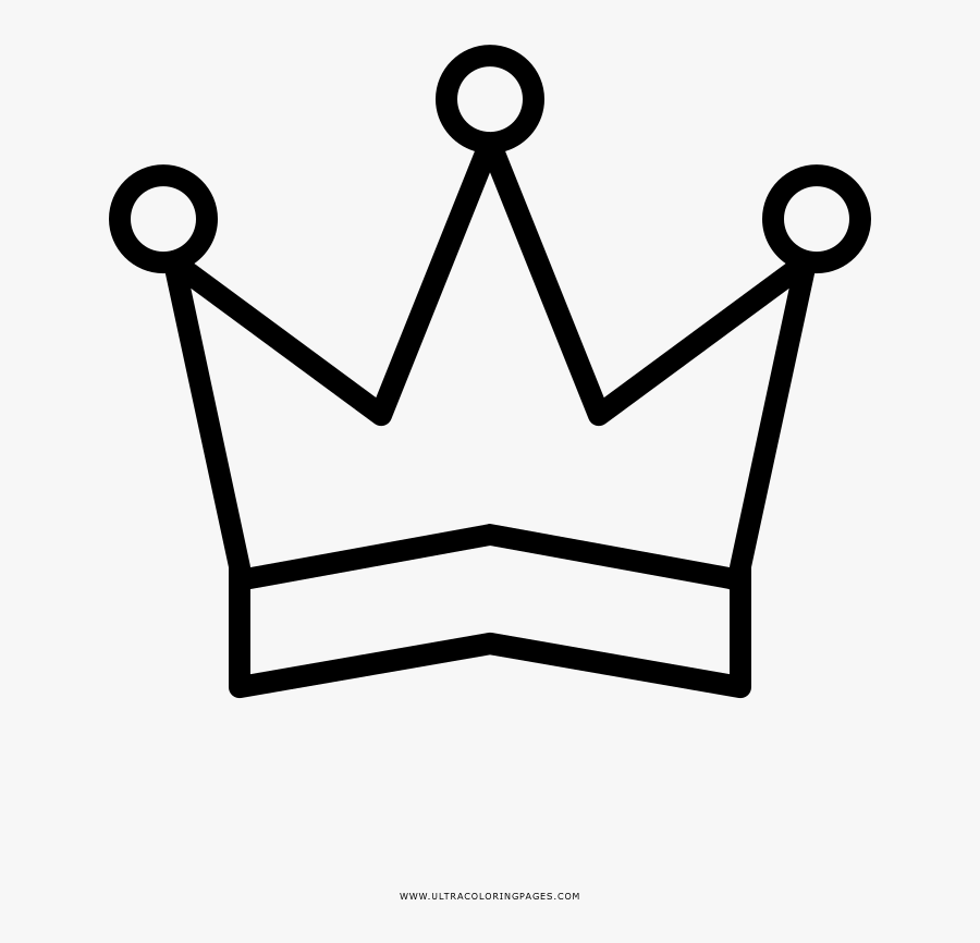 Royal Crown Coloring Page - Desenho Da Coroa Para Colorir, Transparent Clipart