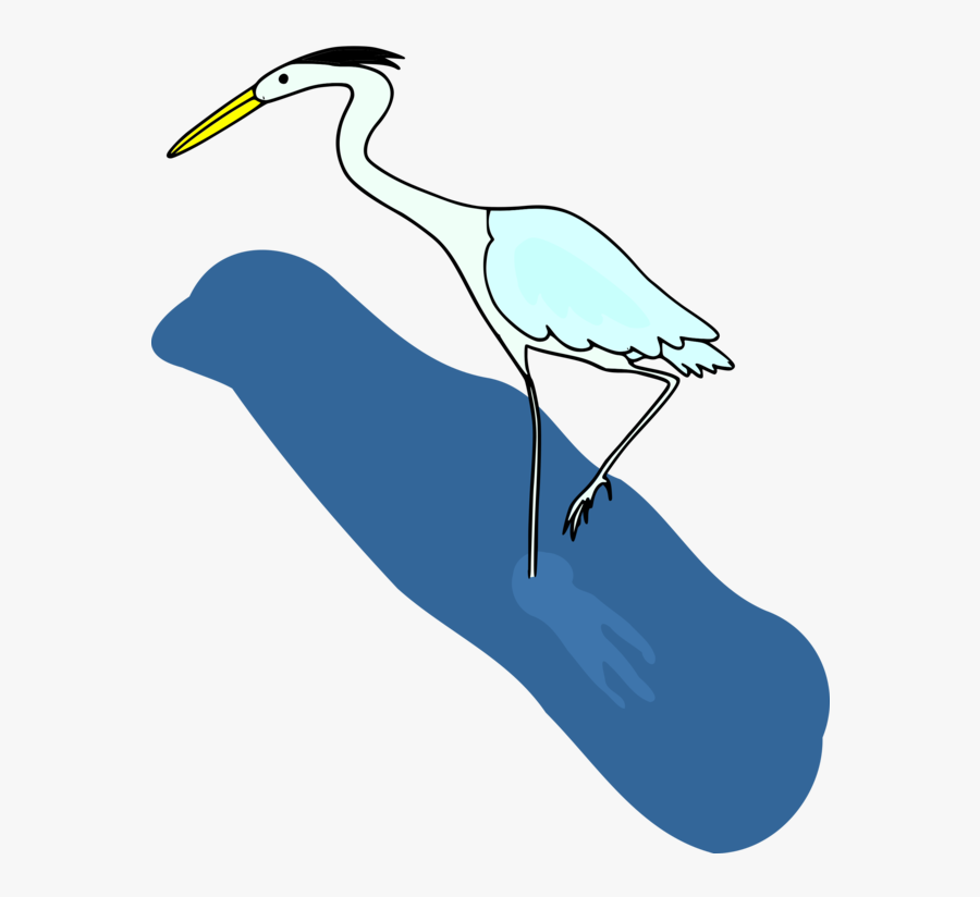 Egret,whooping Crane,crane - Seabird, Transparent Clipart