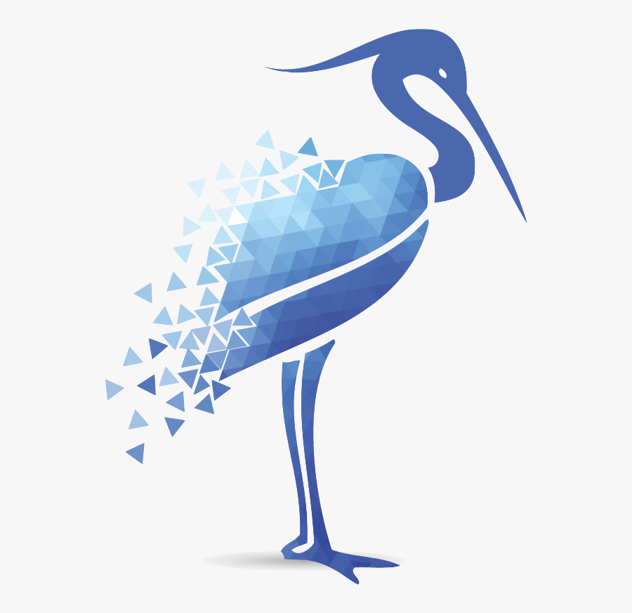 Heron Logo Png, Transparent Clipart