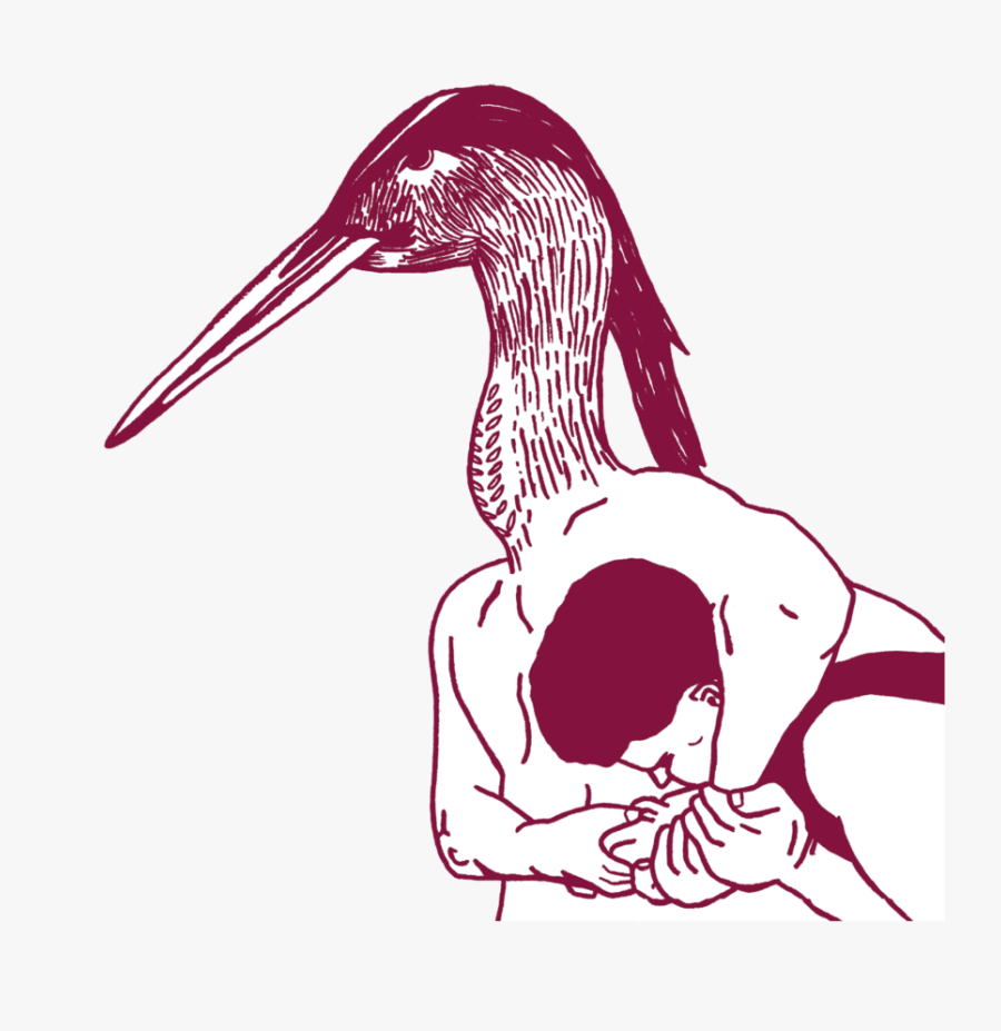 Headlock Heron, Transparent Clipart