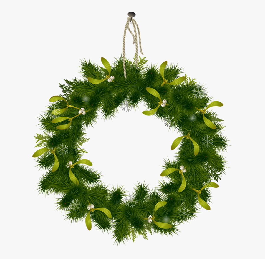 Christmas Wreath Image Clip Art, Transparent Clipart