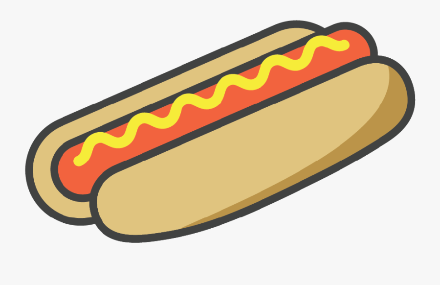 Hot Dog, Transparent Clipart